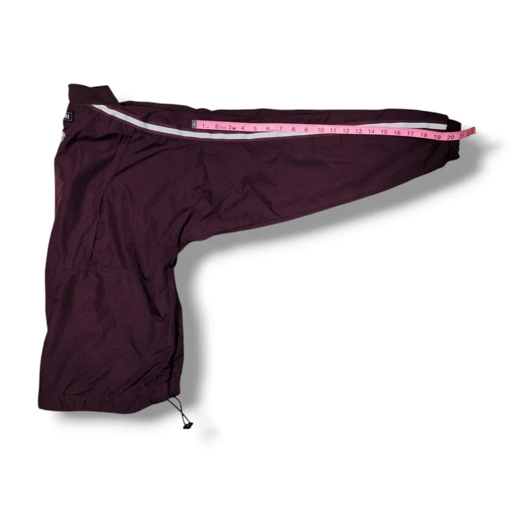 VTG Easton‎ S.A. Devils Pullover Vented Mesh Lined Maroon Windbreaker Size XS